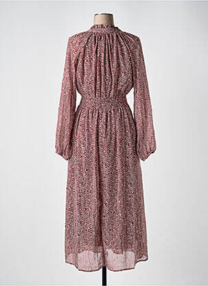 Robe longue manches longues manches longues rouge MOLLY BRACKEN femme