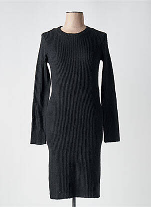 Robe pull stretch manches longues noir VERO MODA femme