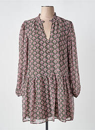 Robe courte manches longues manches longues vert MOLLY BRACKEN femme