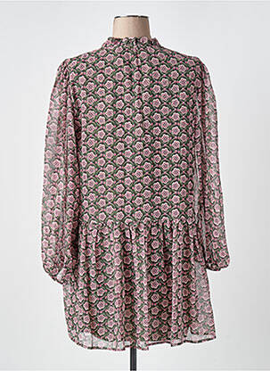 Robe courte manches longues manches longues vert MOLLY BRACKEN femme