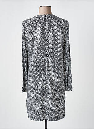 Robe mi-longue manches longues manches longues noir SUPERDRY femme