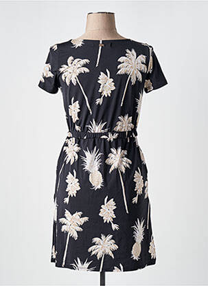 Robe courte manches courtes manches courtes noir BANANA MOON femme