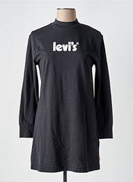 Robe courte manches longues manches longues noir LEVIS femme