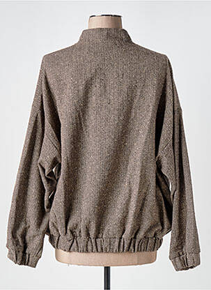 Veste casual poches marron KILKY femme