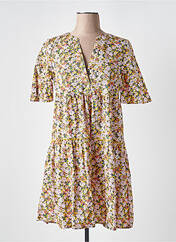 Robe courte jaune VERO MODA pour femme seconde vue