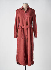 Robe mi-longue orange CERISE BLUE pour femme seconde vue