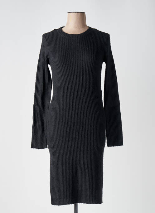 Robe pull stretch manches longues noir VERO MODA femme
