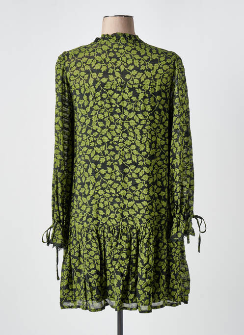 Robe courte manches longues manches longues vert SALSA femme