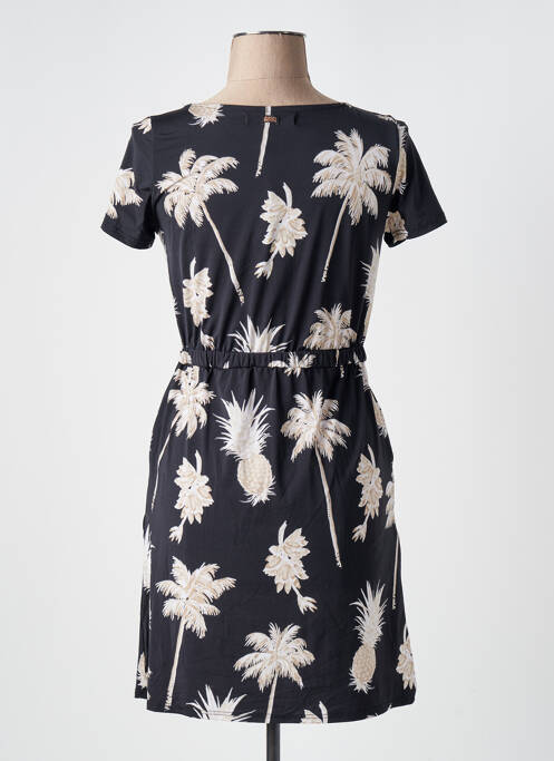 Robe courte manches courtes manches courtes noir BANANA MOON femme