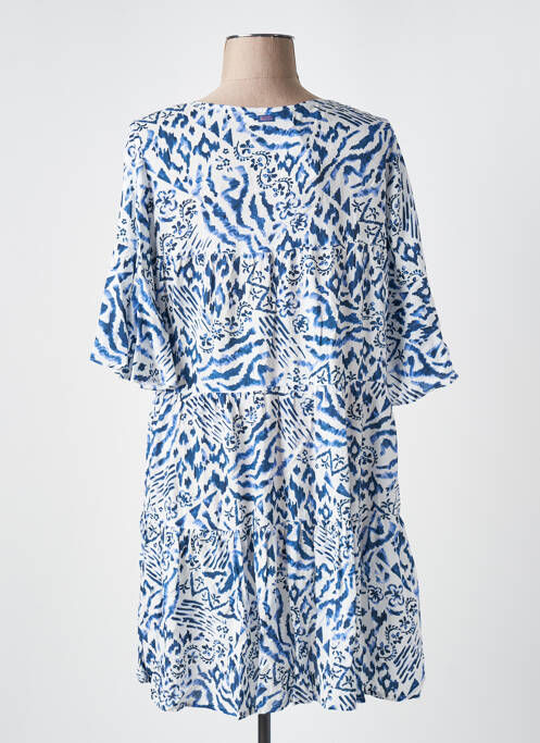 Robe courte bleu BANANA MOON pour femme