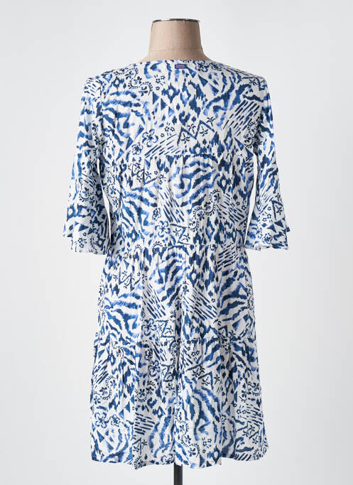 Robe courte bleu BANANA MOON pour femme