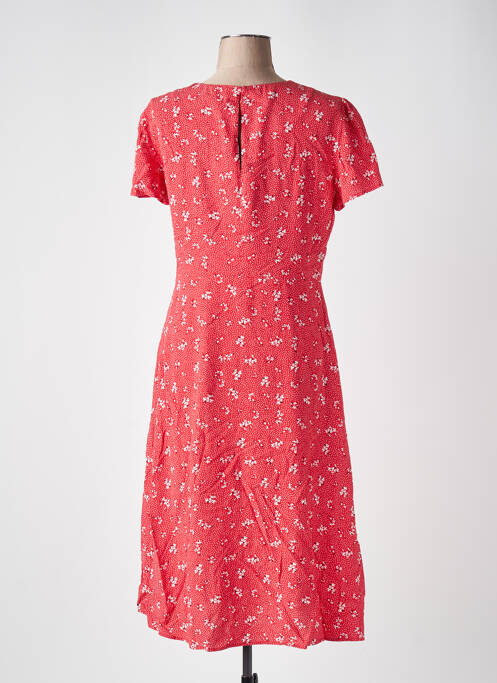 Robe mi-longue rouge SUPERDRY pour femme