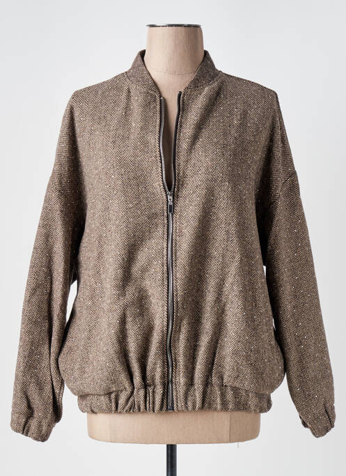 Veste casual marron KILKY pour femme