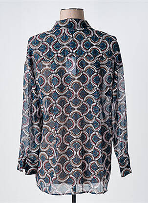Tunique manches longues imprimé fantaisie bleu MOLLY BRACKEN femme