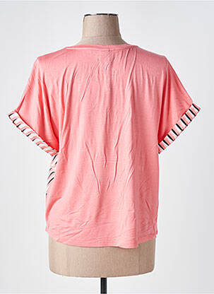 T-shirt coupe droite manches courtes rose VERO MODA femme