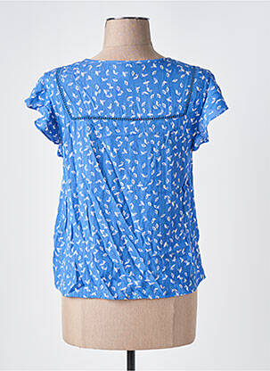 Blouse manches courtes manches courtes bleu VERO MODA femme