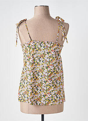 Top manches bretelles ajustables fines bretelles jaune VERO MODA femme
