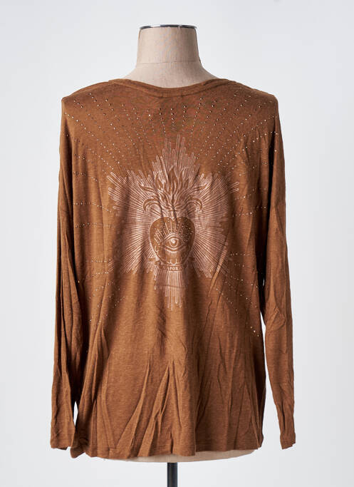 T-shirt marron KAPORAL pour femme