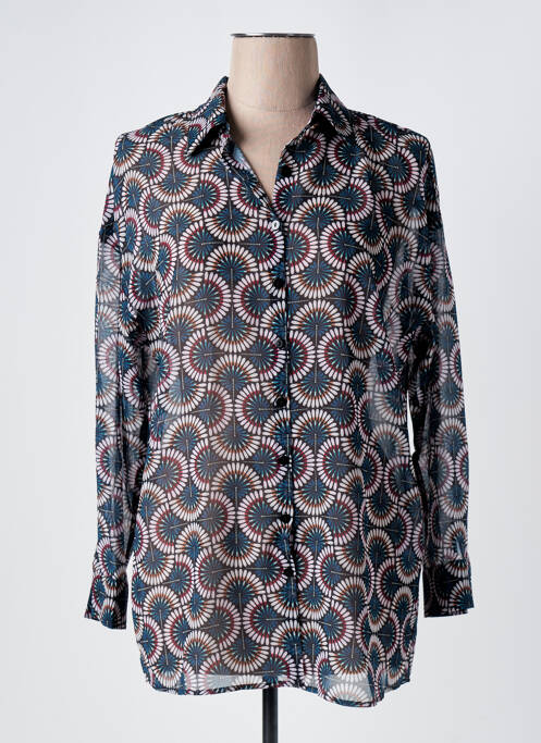 Tunique manches longues bleu MOLLY BRACKEN pour femme