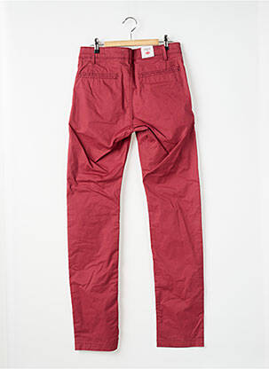 Pantalon chino tissage popeline taille normale rouge LEE COOPER homme