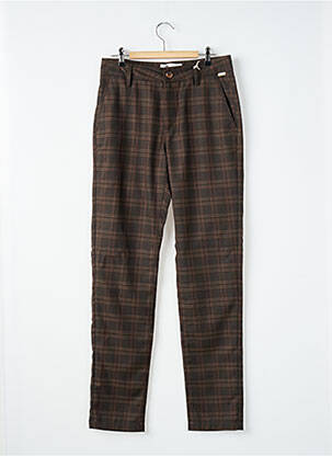 Pantalon chino poches taille normale marron MEN homme