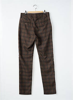 Pantalon chino poches taille normale marron MEN homme