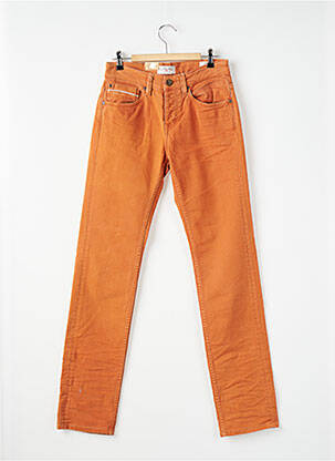 Jeans coupe droite fermeture boutonnée sur le devant taille normale orange LEE COOPER homme