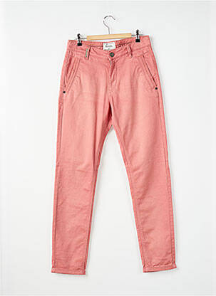 Pantalon chino tissage popeline taille normale rose KAPORAL homme