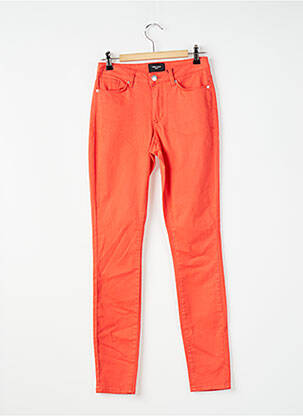 Jeans coupe slim taille normale taille normale orange VERO MODA femme