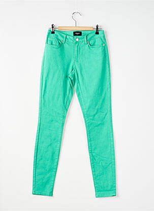 Jeans coupe slim taille normale taille normale vert fonce VERO MODA femme