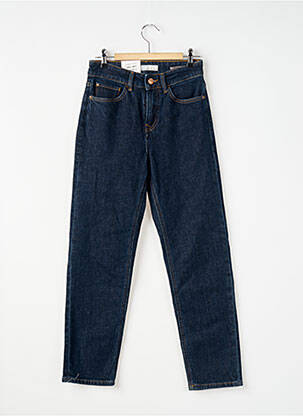 Jeans coupe slim tissage brut taille haute bleu SALSA femme