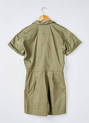 Combishort poches manches courtes vert LES P'TITES BOMBES femme