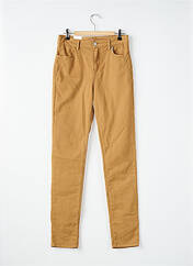 Jeans coupe slim marron KANOPE pour femme seconde vue