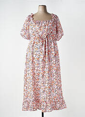 Robe longue orange VERO MODA pour femme seconde vue