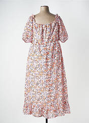 Robe longue orange VERO MODA pour femme seconde vue