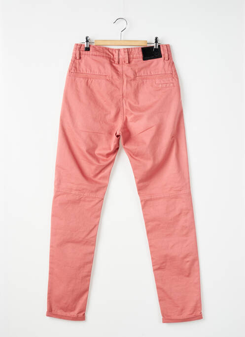 Pantalon chino tissage popeline taille normale rose KAPORAL homme