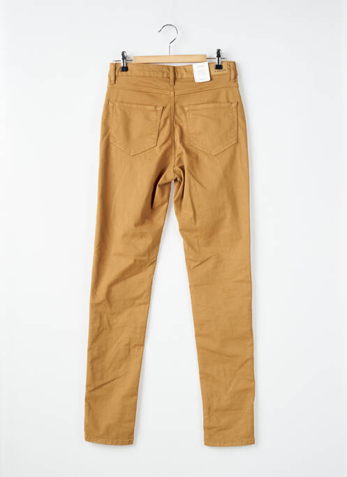 Jeans coupe slim stretch taille normale marron KANOPE femme