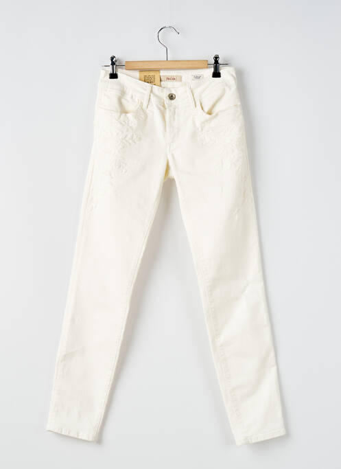 Jeans coupe slim beige SALSA pour femme