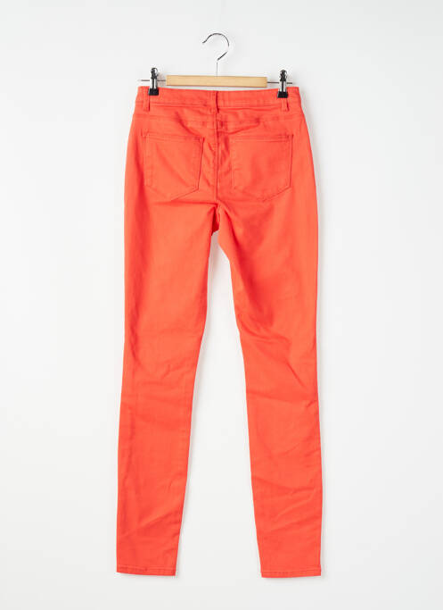 Jeans coupe slim orange VERO MODA pour femme