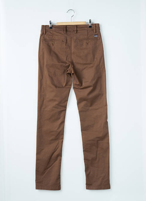 Pantalon chino marron LEE COOPER pour homme