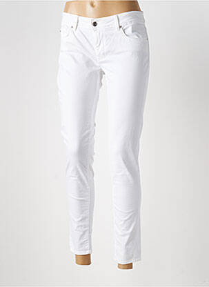 Pantalon 7/8 stretch taille normale blanc SALSA femme
