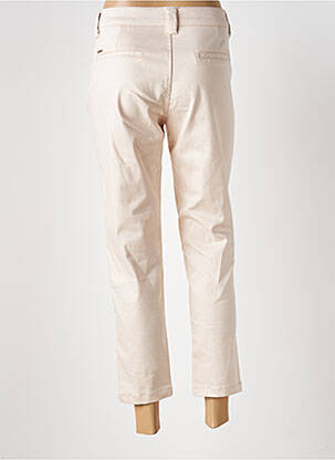 Pantalon chino fermeture zippée sous rabat boutonné taille normale beige SALSA femme