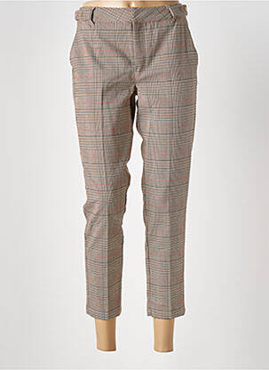 Pantalon 7/8 stretch taille normale marron SALSA femme