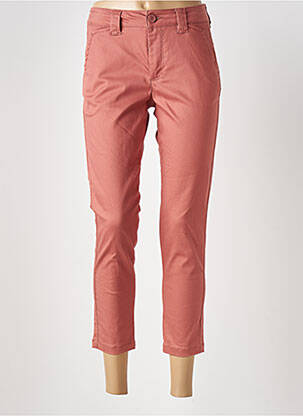 Pantalon 7/8 stretch taille normale rouge SALSA femme