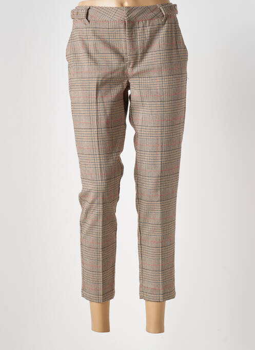 Pantalon 7/8 stretch taille normale marron SALSA femme