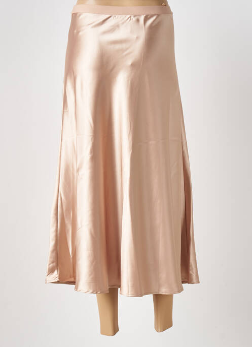 Jupe longue beige KILKY pour femme