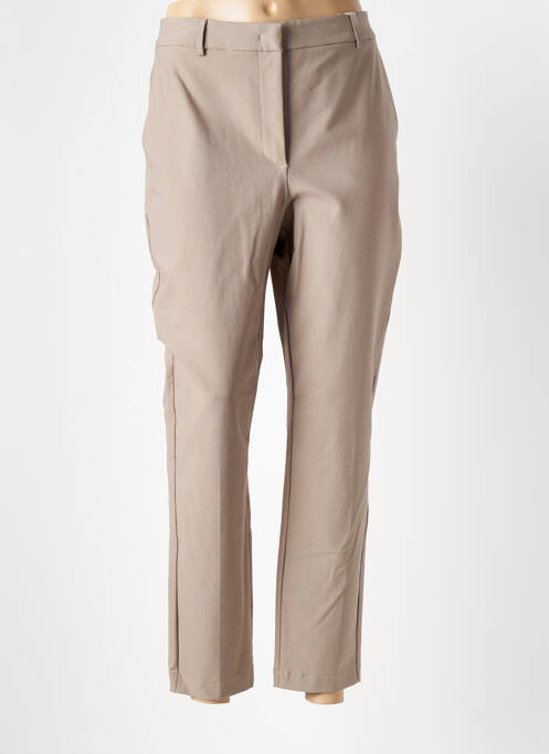 Pantalon 7/8 marron YAYA pour femme