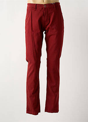 Pantalon chino stretch taille normale rouge LEE COOPER homme