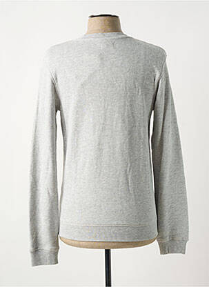 Sweat-shirt stretch manches longues gris SELECTED homme