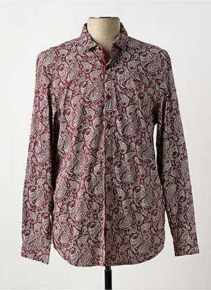 Chemise manches longues coupe droite rouge LEE COOPER homme